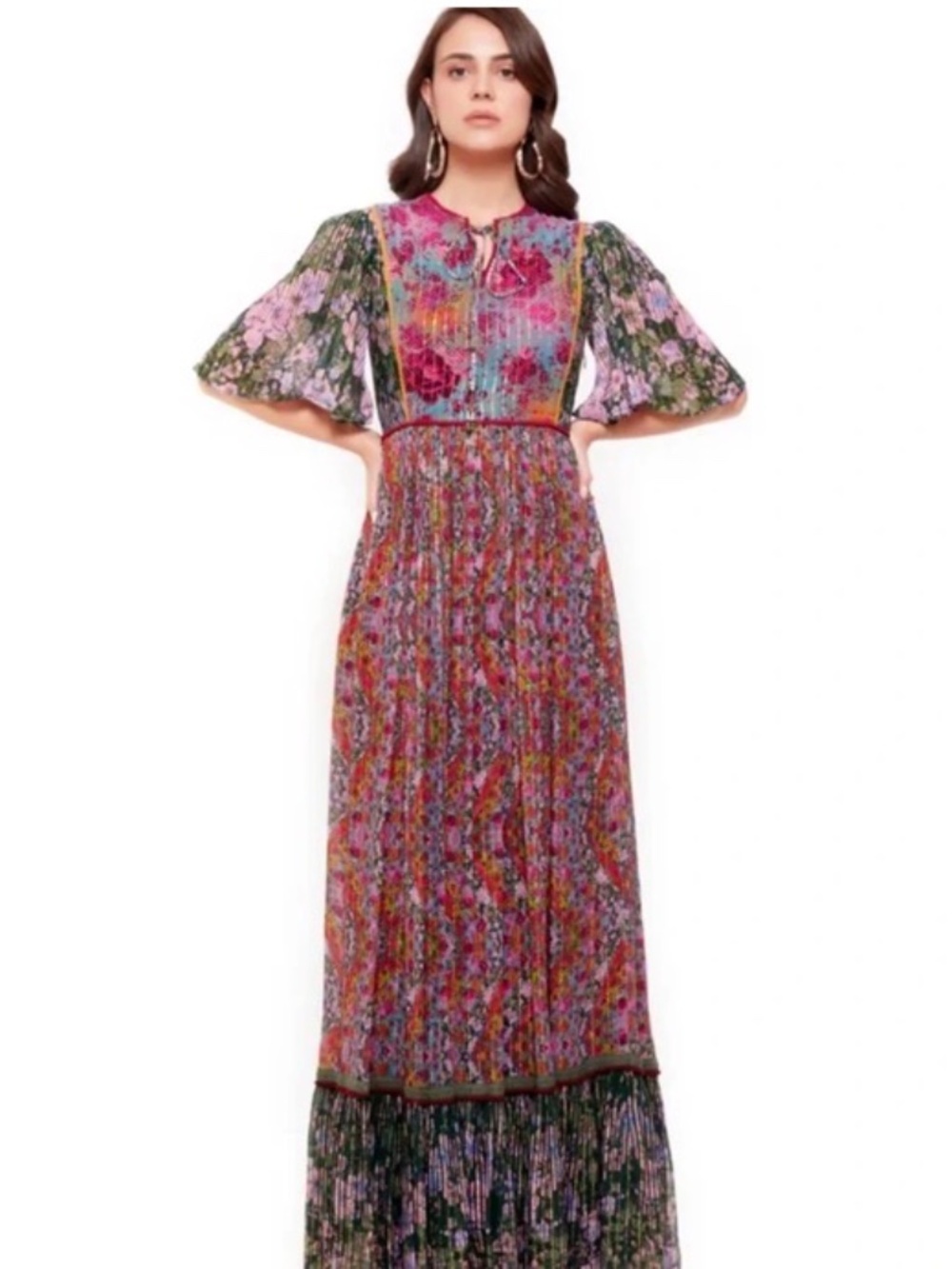 Multicolored Maxi Dress by Siddhartha Bansal
